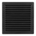 Ventilační mřížka EDM 87726 Antracit 17 x 17 x 1,15 cm Moskitiéra