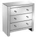 Chest of drawers Alexandra House Living Wood Crystal 70 x 35 x 75 cm