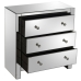 Chest of drawers Alexandra House Living Wood Crystal 70 x 35 x 75 cm