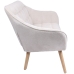 Canapé Alexandra House Living Beige 128 x 74 x 76 cm