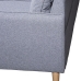 Canapé Alexandra House Living Gris 189 x 75 x 86 cm