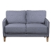 Canapé Alexandra House Living Gris 131 x 75 x 86 cm