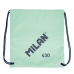 Bolsa Mochila con Cuerdas Milan Since 1918 Verde 42 x 34 x 0,7 cm