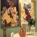 Pintura Alexandra House Living Madeira Bloemen 80 x 4 x 120 cm