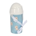 Μπουκάλι με Καπάκι και Καλαμάκι Safta Baby bear Μπλε PVC 500 ml