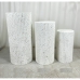 Columns Romimex Cream MDF Wood 3 Pieces