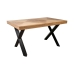 Tafel Romimex Zwart Natuurlijk Acacia 140 x 77 x 90 cm