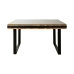 Mesa Romimex Preto Natural Madeira Reciclada 140 x 77 x 90 cm