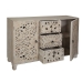 Sidebord Romimex Beige Treverk av mangotre 40 x 90 x 140 cm