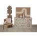 Sidebord Romimex Beige Treverk av mangotre 40 x 90 x 140 cm