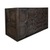 Chest of drawers Romimex Grey Wood 44 x 86 x 152 cm