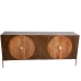 Buffet Romimex Marron Métal Bois de manguier 175 x 80 x 40 cm