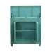 Coffre Romimex Turquoise Bois de manguier 45 x 110 x 120 cm