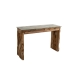 Console Romimex Natuurlijk Glas Teakhout 120 x 75 x 35 cm