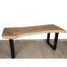 Mesa Romimex Negro Natural Madera de suar 200 x 75 x 100 cm