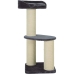 Scratching Post for Cats Zolux 504094 Black Beige Sisal