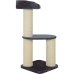 Scratching Post for Cats Zolux 504094 Black Beige Sisal