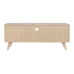 Mobile TV DKD Home Decor Naturale Metallo Legno d'albero della gomma 120 x 30 x 48 cm