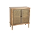 Credenza Romimex Azzurro Naturale Rattan Legno di pino 80 x 90 x 35 cm