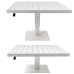 Table Alexandra House Living White 101 x 101 cm Adjustable