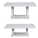 Table Alexandra House Living Blanc 140 x 82 cm Réglable