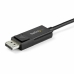 Adaptor USB C la DisplayPort Startech Cable de 1m USB-C a DisplayPort 1.4 - Convertidor Bidireccional Adaptador de Vídeo USB Tip