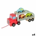 Autotransporterlastbil og Svinghjulsbil Woomax 5 Deler 4 enheter 29,5 x 12 x 8,5 cm