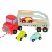 Autotransporter en Wagen Woomax 5 Onderdelen 4 Stuks 29,5 x 12 x 8,5 cm