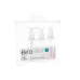 Travel Sett Transparent Vit Plast (36 antal)