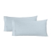 Funda de almohada Alexandra House Living Celeste 144 Hilos 45 x 90 cm (2 Unidades)