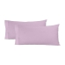 Pillowcase Alexandra House Living Light mauve 144 Threads 45 x 80 cm (2 Units)