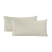 Funda de almohada Alexandra House Living Piedra 144 Hilos 45 x 90 cm (2 Unidades)