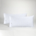 Pillowcase Alexandra House Living White 45 x 80 cm (2 Units)