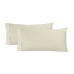 Pillowcase Alexandra House Living Stone 144 Threads 45 x 80 cm (2 Units)