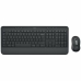 Keyboard and Wireless Mouse Logitech Signature MK650 Black Spanish Qwerty