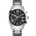 Ανδρικά Ρολόγια Guess W0668G3 Μαύρο Ασημί (Ø 44 mm)