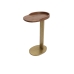 Mesa de apoio Romimex Natural Metal Madeira MDF 38 x 41 x 27 cm