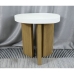 Side table Romimex White Natural MDF Wood 46 x 48 x 36 cm