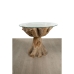 Mesa auxiliar Romimex Natural 80 x 75 x 80 cm