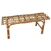 Banc Romimex Naturel Rotin 110 x 50 x 40 cm