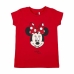 Barn T-shirt med kortärm Minnie Mouse