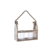 Jarrón DKD Home Decor Transparente Natural Cristal Cuerda 28 x 12 x 22 cm