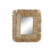 Espejo de pared DKD Home Decor Cristal Jute (87 x 6 x 96 cm)