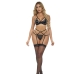 Conjunto de Lingerie Pink Lipstick Preto (M/L)