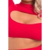 Conjunto de Lingerie Pink Lipstick Vermelho (3XL/4XL)