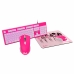 Clavier et Souris Gaming Krom KANDY BARBIE Rose QWERTY