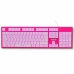 Clavier et Souris Gaming Krom KANDY BARBIE Rose QWERTY