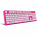 Clavier et Souris Gaming Krom KANDY BARBIE Rose QWERTY