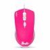 Tastatur und Gaming Maus Krom KANDY BARBIE Rosa QWERTY