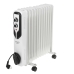 Radiateur à Huile Adler AD 7817 Blanc Noir 2500 W